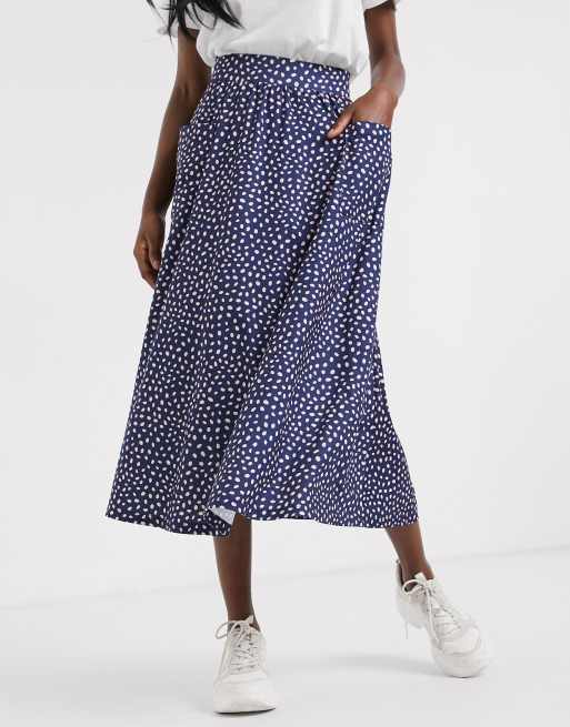 Polka dot hotsell skirt asos