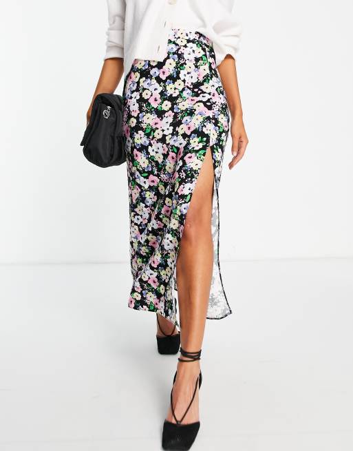 Asos midi 2025 split skirt