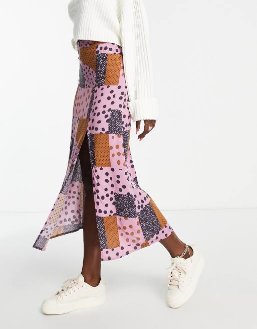 Asos midi slip skirt sale
