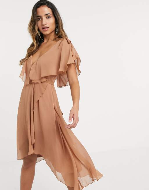 Asos split sleeve dress sale