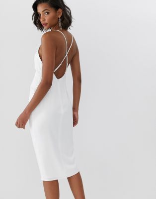 ASOS DESIGN midi strappy cami dress 