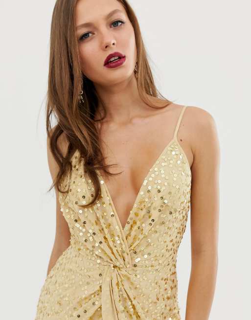 Asos sequin clearance cami dress