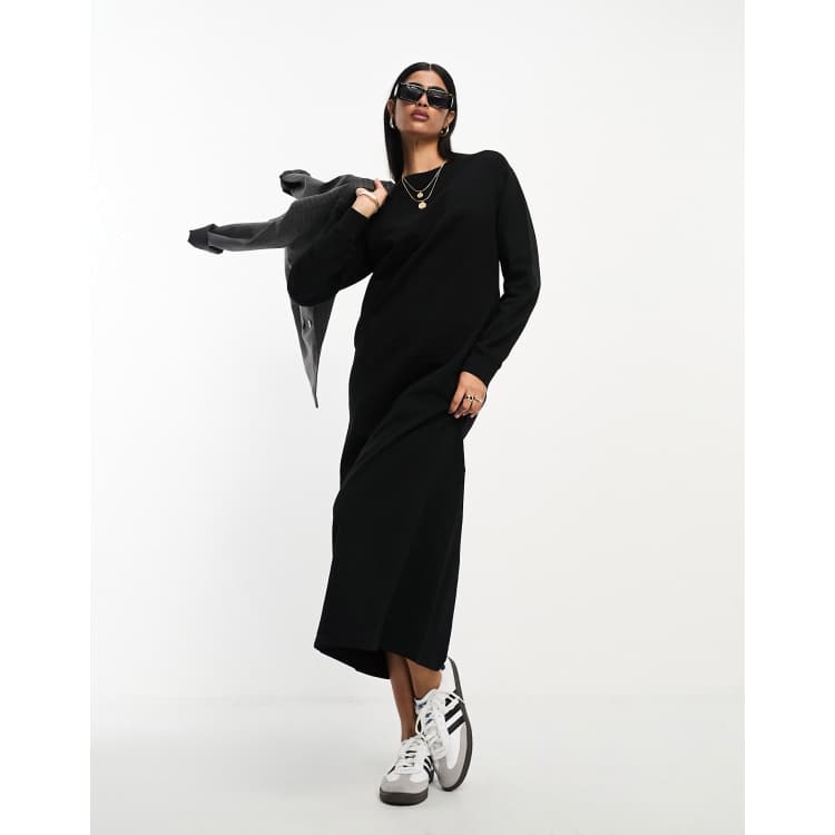 Sweat dress with pockets hotsell