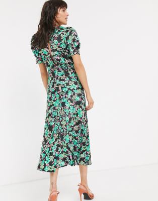 asos green tea dress