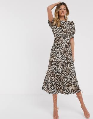 animal print dress