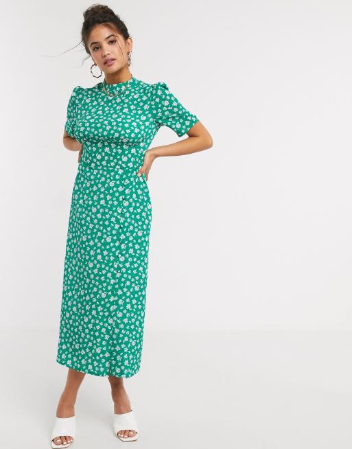 Asos green tea outlet dress