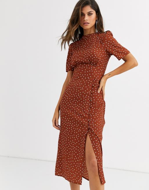 Asos design best sale midi tea dress