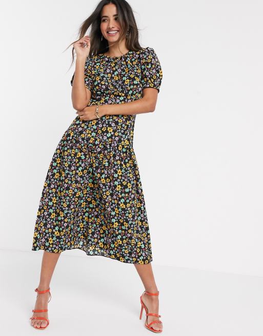 Asos design store midi tea dress