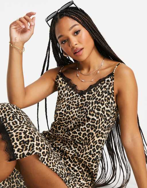 Asos animal print midi dress on sale