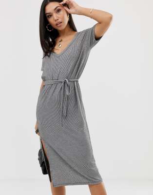 wrap t shirt dress