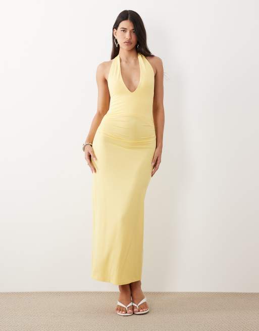 ASOS DESIGN – Midiklänning med halterneck och knytning baktill, 4 av 4