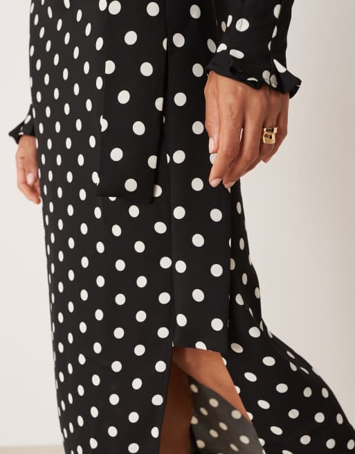 ASOS DESIGN – Midirock mit Polka Dots, Kombiteil, 5 von 5