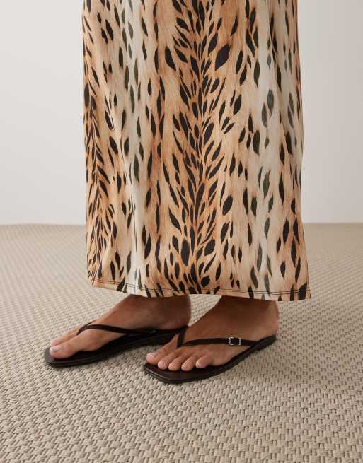 ASOS DESIGN - Midirok van mesh met luipaardprint, 2 van 5