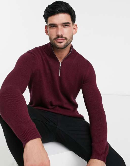 asos half zip