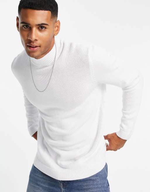 White 2024 cotton jumper