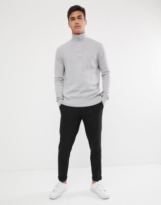 asos zip jumper