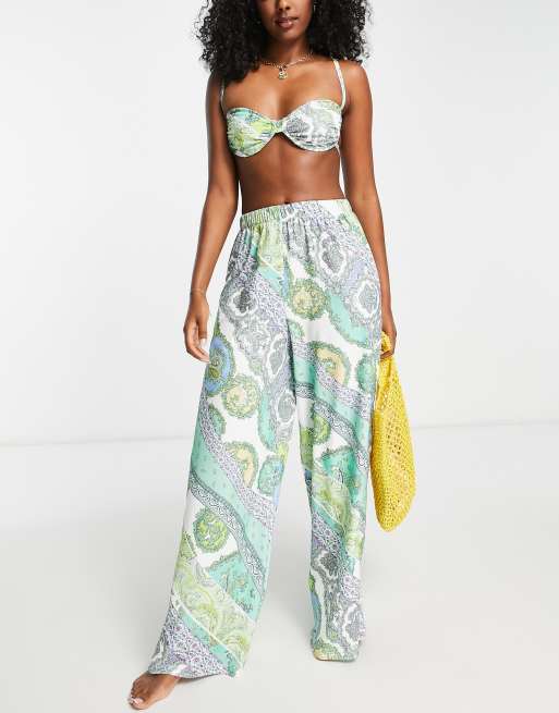 ASOS DESIGN - Mikro-BH-top i pailseyprint i mikro - Del af sæt, 3 af 4