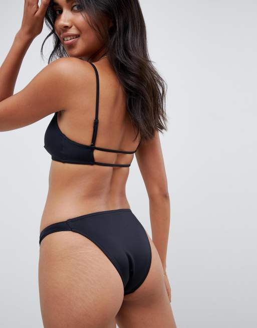 ASOS DESIGN - Miks og match - Cropped bikinitop med stropper bagpå , 2 af 4