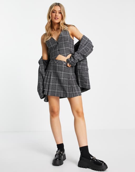 ASOS DESIGN - Miks og match - Habitkilt i ternet 