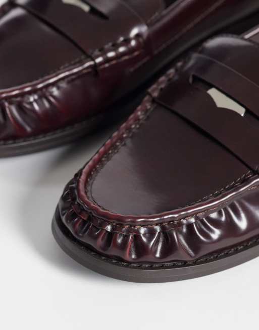 ASOS DESIGN Milena elegante loafers i bordeaux, 3 af 4