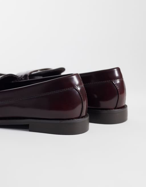 ASOS DESIGN Milena elegante loafers i bordeaux, 4 af 4