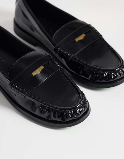 ASOS DESIGN Milena elegante Penny-Loafer in Schwarz, 3 von 4