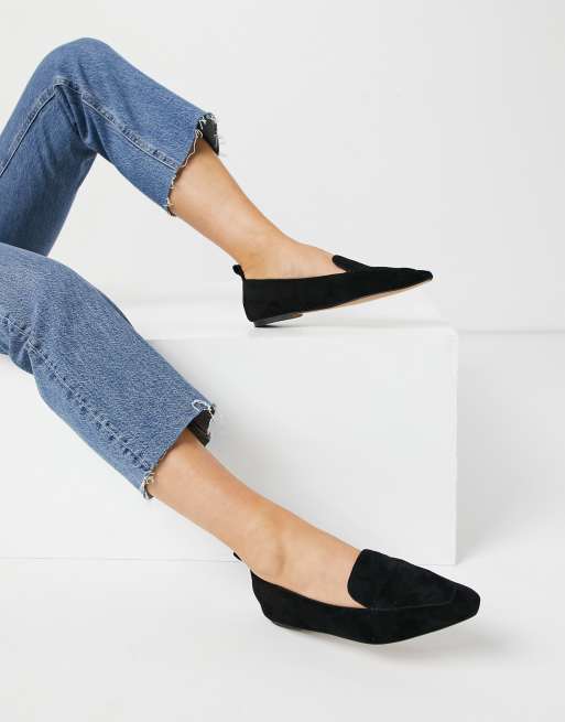 Asos hot sale suede loafers