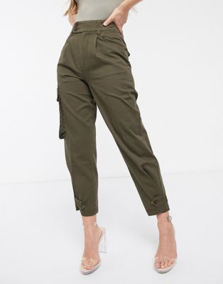 Asos Design Military Trouser With Pocket | Asos