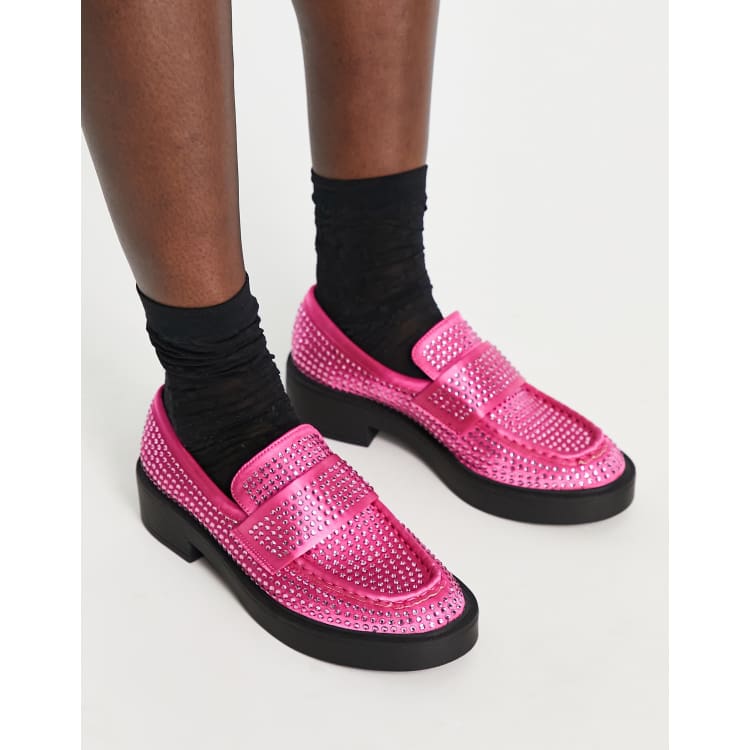 Hot store pink loafers