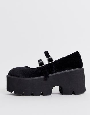 asos velvet shoes