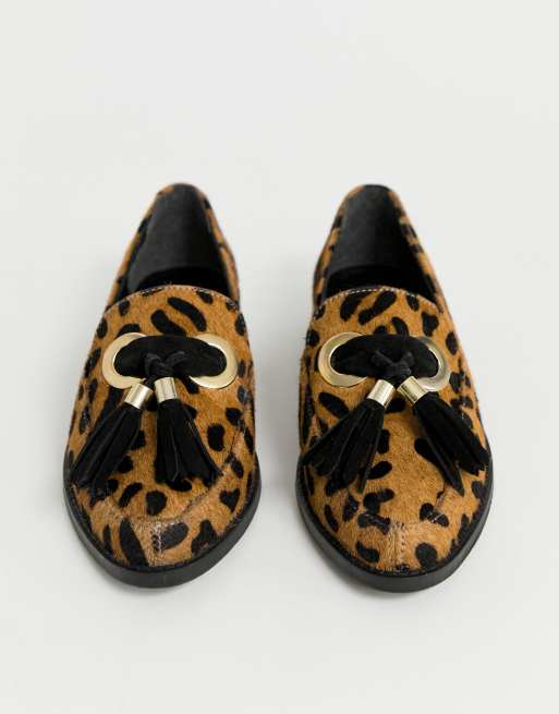 Asos leopard shoes sale