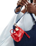 [ASOS DESIGN] ASOS DESIGN mini bag charm in red No Size RED