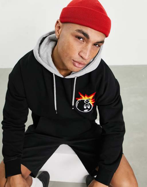ASOS DESIGN - Mini-beanie in rood