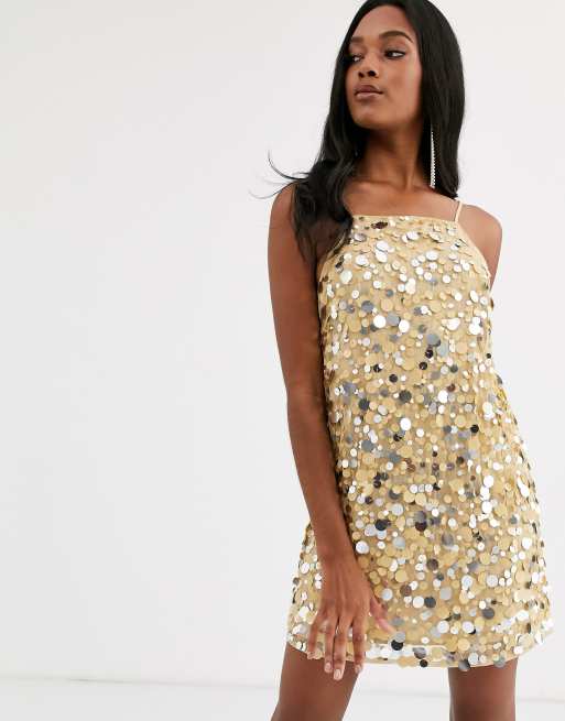 Sequin shop cami dress