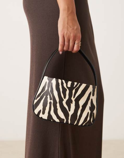 ASOS DESIGN - Mini clutch met rond hengsel in zwart - view 1