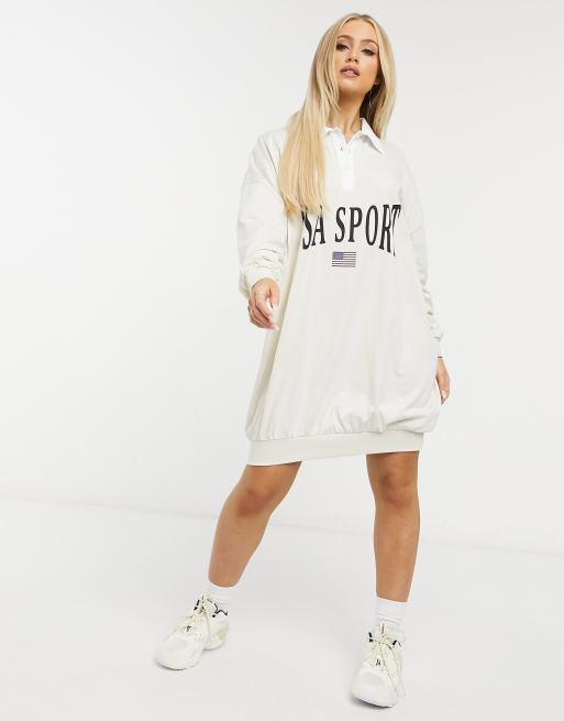 Asos shop sweatshirt dress