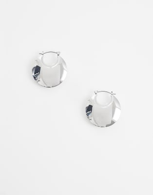 ASOS DESIGN - Mini créoles épaisses - Argenté