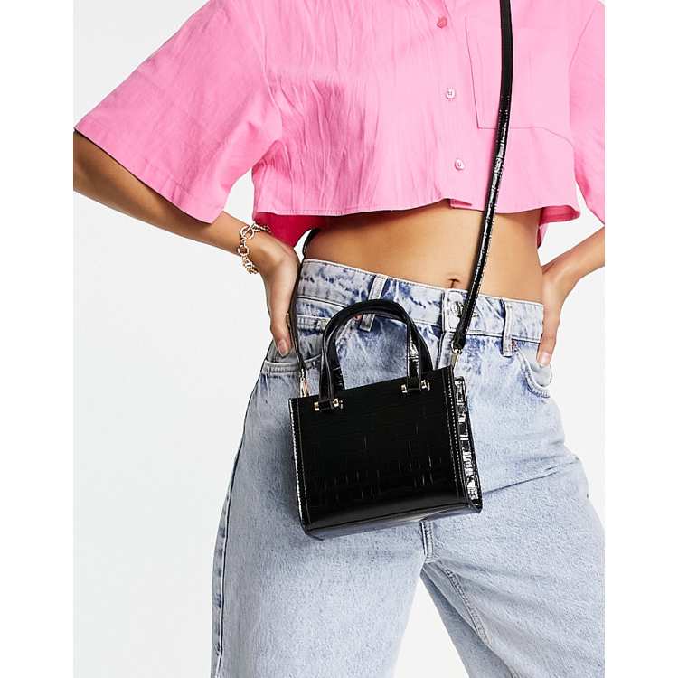 Mini black hot sale croc bag