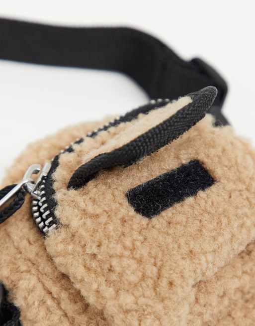 Camel Sherpa Crossbody Sling Bag (WB107)