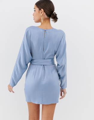 asos cornflower blue dress