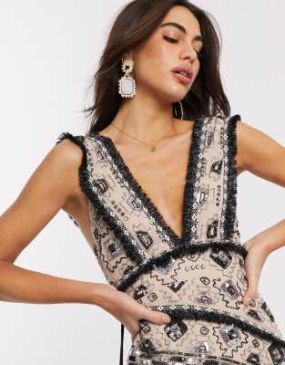 asos pink mini dress