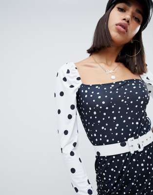 spotty dress asos