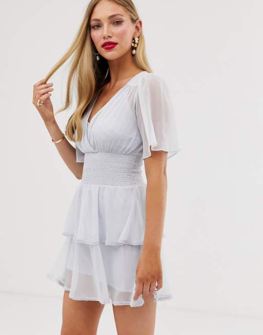 Double layer cheap dress asos