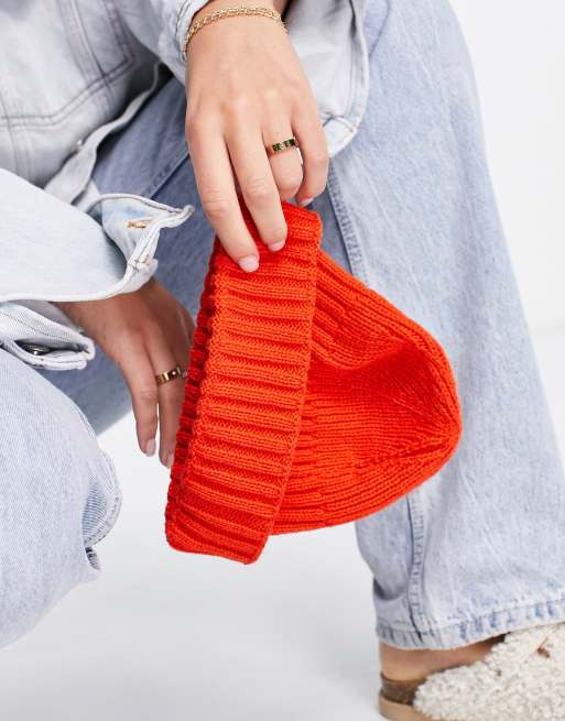 Red mini fisherman beanie sales