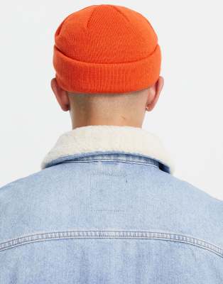 orange fisherman beanie