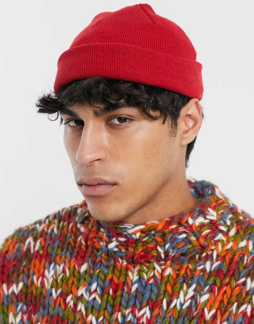 Red mini sale fisherman beanie