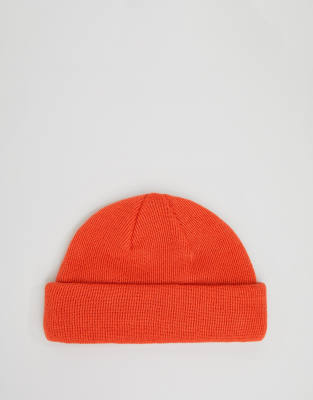 orange fisherman beanie