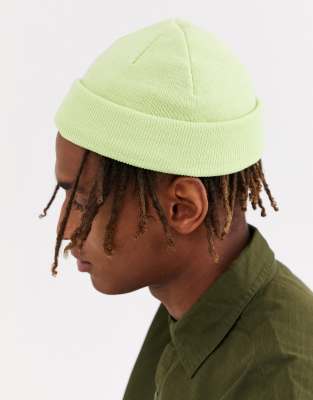 neon fisherman beanie