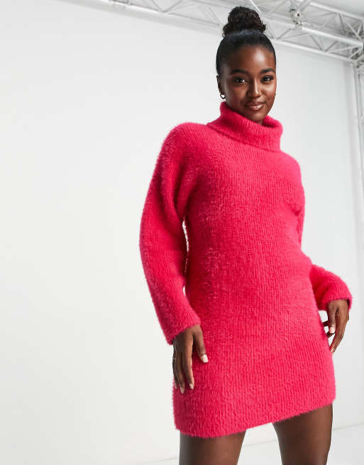 Polo neck sweater store dress