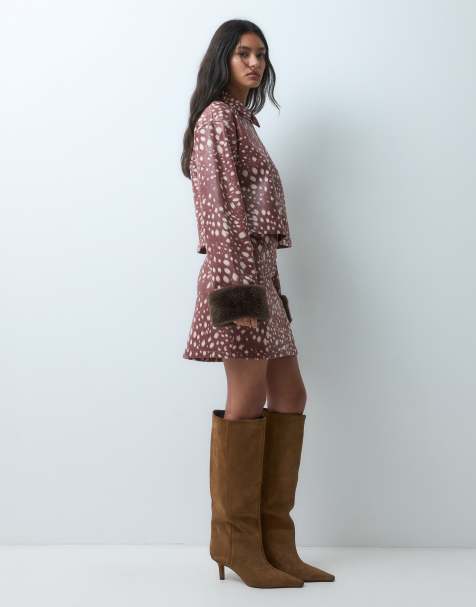 ASOS DESIGN mini-jupe à imprimé cerf - view 1